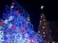 THE WORLDÃ¢â¬â¢S MOST ILLUMINATED CHRISTMAS TREE, Centralworld, Bangkok ,Thailand Royalty Free Stock Photo